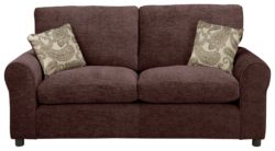 Home - Tabitha - 2 Seater Fabric - Sofa Bed - Chocolate